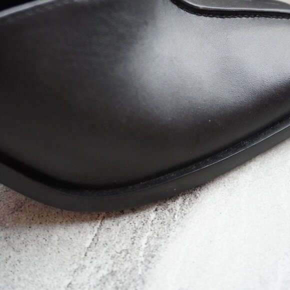 Black Square-Toe Mules – Size 6 - Picture 2 of 13